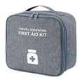 thumbnail image 3 of Bolsa de almacenamiento de medicamentos Yinane botiquín de primeros auxilios gris L, 3 of 8