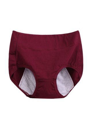 Spdoo Women's Period Underwear Mid Waisted Cotton Underwear Soft