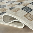 thumbnail image 5 of nuLOOM Virelle Modern Checkered Area Rug, 2' 8" x 8', Runner, Virelle Beige, 5 of 7