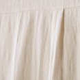 thumbnail image 4 of Lolmot Men Short Sleeved Cotton Linen Casual Shirts Solid Color Stand Collar Loose Tops Sports Vacation Beach Top Shirt Blouse with Pocket, 4 of 5
