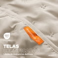 thumbnail image 2 of Colcha Ligera Dreamlabcon 1 Funda de Almohada, Capitonado, Ultra Suave.Hipoalergénico. Edrecolcha para Cama. Edredón para Verano y Todas las Estaciones. (Individual 175x240 cm,Trébol,Beige), 2 of 8