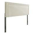 thumbnail image 4 of Home Design Sarasota Full Upholstered Headboard with Double Nailhead Trim and Foam Padding, Cream, Easy Assembly, 4 of 5