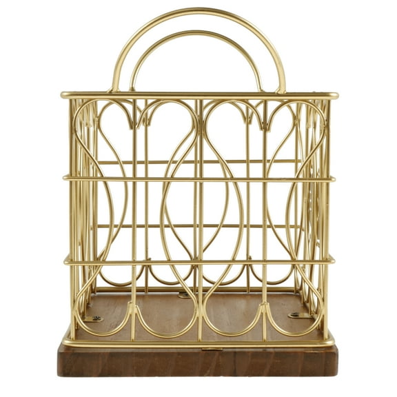 Coffee Pod Holder with Wood Base Large Capacity Coffee Pod Organizer Sturdy Coffee Pod Basket Holder Stylish Coffee Pod Storage Coffee Capsules Holder Coffee Station Organizer for Home Office