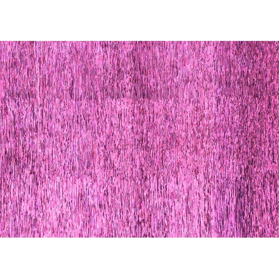 Ahgly Company Indoor Rectangle Abstract Pink Modern Area Rugs, 5' x 7'