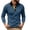 #0484-Navy, variant on Ceisia Men All Over Geometric Print Contrast Collar Long Sleeve Slim Fit Casual Polo Shirt For Business Casual Daily Travel Vacation Gift