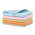 thumbnail image 3 of 6x 5 paños de limpieza de poliéster, paño para platos, muy absorbente, reutilizable, antiarañazos, lavable, para el hogar, toallas de cocina para baño 6 piezas, 3 of 8