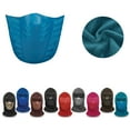 thumbnail image 2 of ClimaZero Adult Aqua Blue Micro Fleece Air Flow Face Mask Ski Mask Neck Gaiter Hood Hat Beanie, 2 of 2