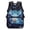 Boba Blue Axolotl, variant on Galaxy Cat Print Kids Backpack 17 Inch for Ages 6-18 Boys Girls Elementary Middle High School Students Large Capacity Breathable Schoolbag for Back to School Travel