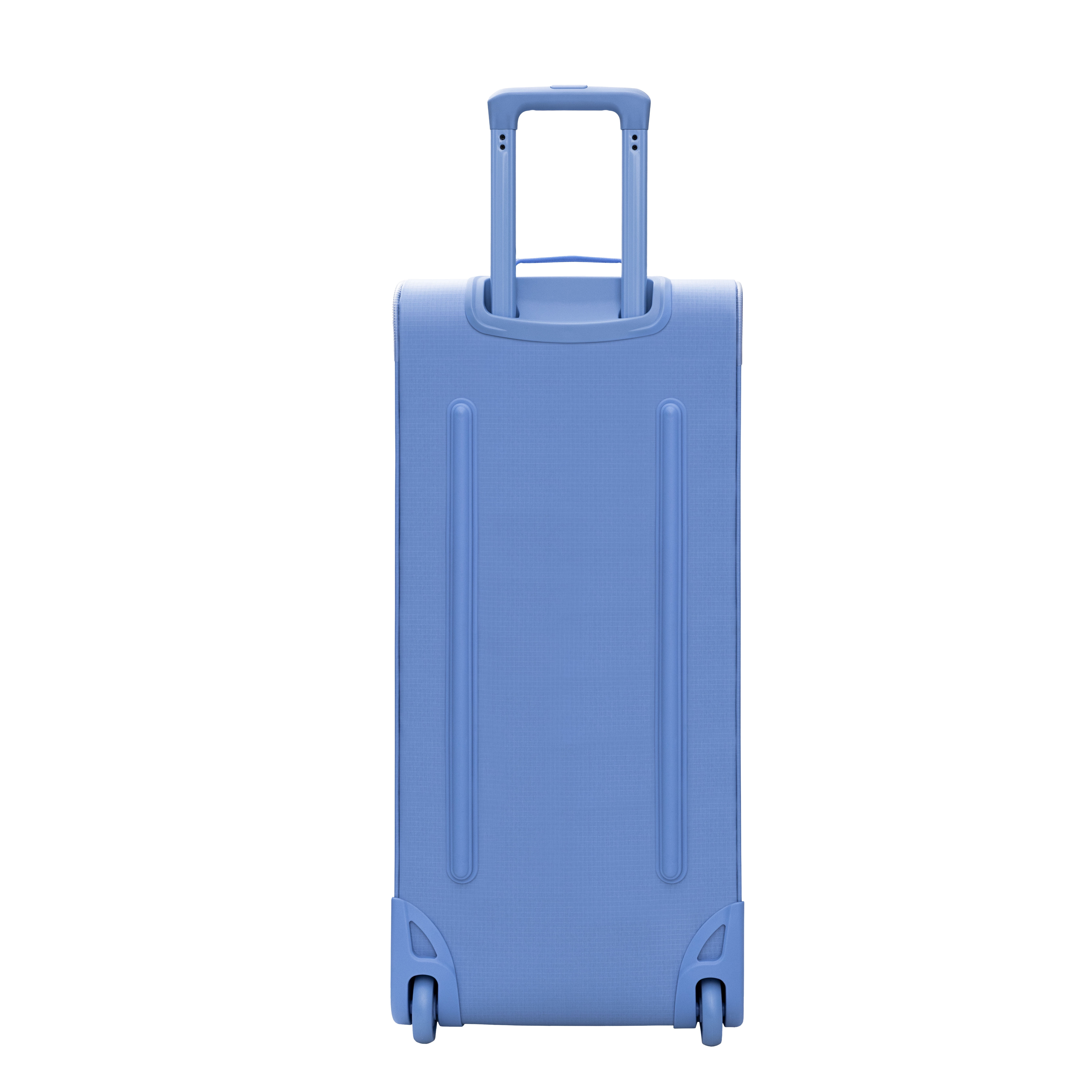 iFLY 36" Drop Bottom Wheeled Duffel Bag with Telescopic Handle, Frost Blue