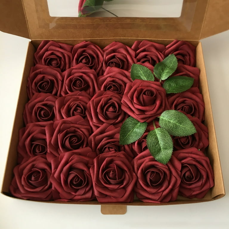 Red 2024 flowers fake