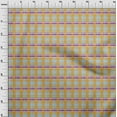 thumbnail image 3 of oneOone Viscose Jersey Fabric Madras Check Printed Craft Fabric BTY 60 Inch Wide, 3 of 5