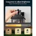 thumbnail image 5 of VIANIS Motion Sensor Porch Lights Outdoor, 2 Pack Black Exterior Lighting Fixtures for House, Waterproof Outdoor Wall Sconce Wall Mount, Modern Outside Wall Lantern with Dusk to Dawn for Garage, 5 of 10