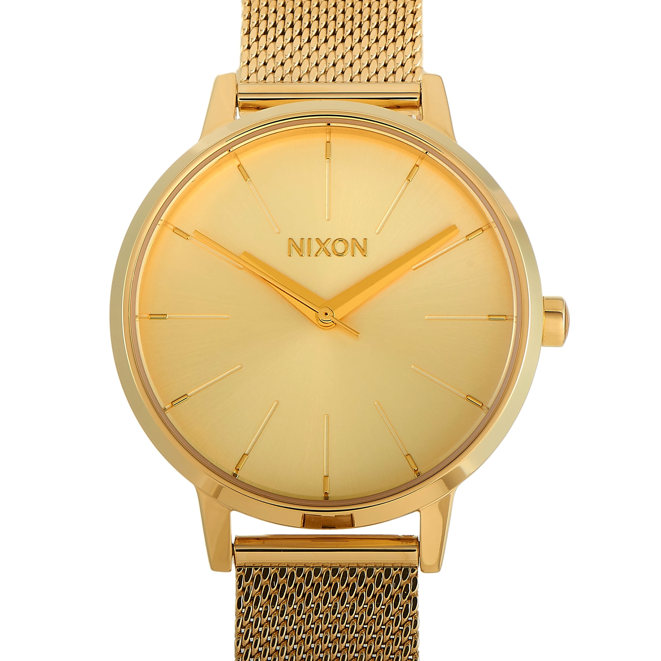 Nixon Kensington Milanese All Gold Watch A1229-502-00