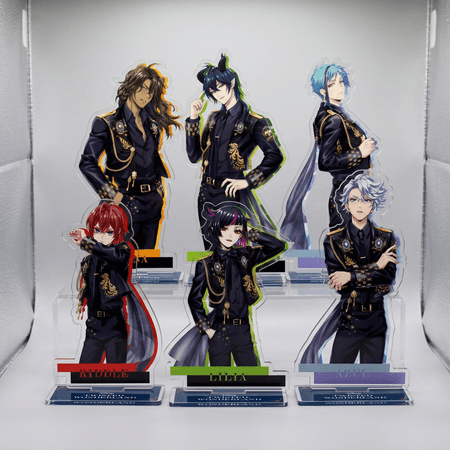 Anime Twisted Wonderland Acrylic Stand standee 10 Game Malleus Riddle Azul Idia Vil Leona Desk Decor Collectible Fans Gift (1 standee_6/8/10inch)
