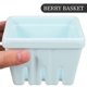 thumbnail image 4 of Reusable Berry Colander Bowl With Holes Farmers Market Baskets Square Fruit Storage Bowls Kitchen Fruit Basket For Home Decor, 4 of 4