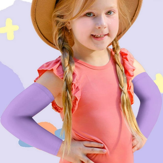 Kitchen Utensil Set Children's Sleeve Elastic Sunscreen Arm Sleeve Suitable for Children Outdoor Sports Arm Sleeve Bright Colors