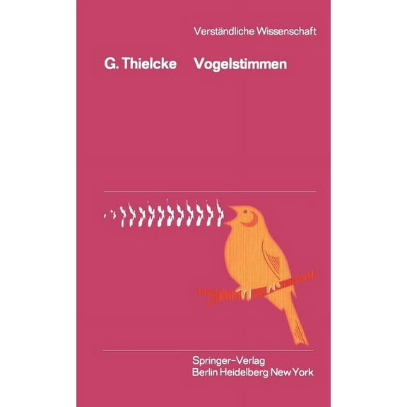 VerstÃ¤ndliche Wissenschaft Vogelstimmen, Book 104, (Paperback)