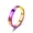 Multicolor, variant on 4mm Titanium Steel Men Women Wedding Multicolor Ring Band Statement Polished Matte Size 7 R14