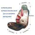 thumbnail image 3 of Wukai Colorful Axolotl Underwater Full Set Car Seat Covers with Soft Padding Universal Auto Front Seats Protector and Cushion Mat, 3 of 5
