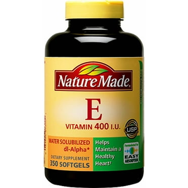 Product of Nature Made 400 I.U. Water Solubilized Vitamin E Softgels, 350 ct. - [Bulk Savings]