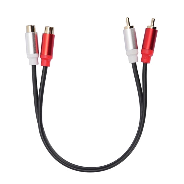 Extensor de cable de Sonido Masculino A Femenino, 30 cm de cable de extensión de Sonido Masculino A Femenino Para Ktv para reproductor de DVD