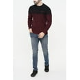 thumbnail image 1 of Men's Sweater Black Maroon, 1 of 6