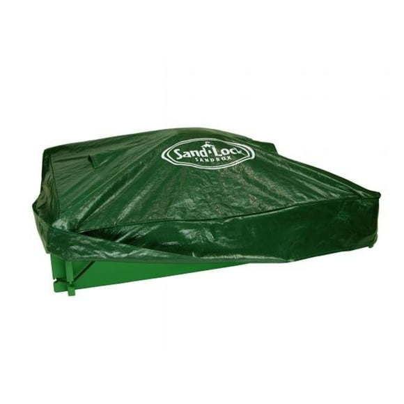 SandLock Bac à Sable 5 x 5 Pi. Couverture Ventilée