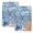 Retro Blue, variant on Navy Blue Coastal Kitchen Towels Set of 2, Starfish Coral Summer Beach Nautical Ocean Absorbent Dish Towels for Kitchen, Microfiber Hand Towel, Quick Drying Tea Towel for Cleaning Dishcloths