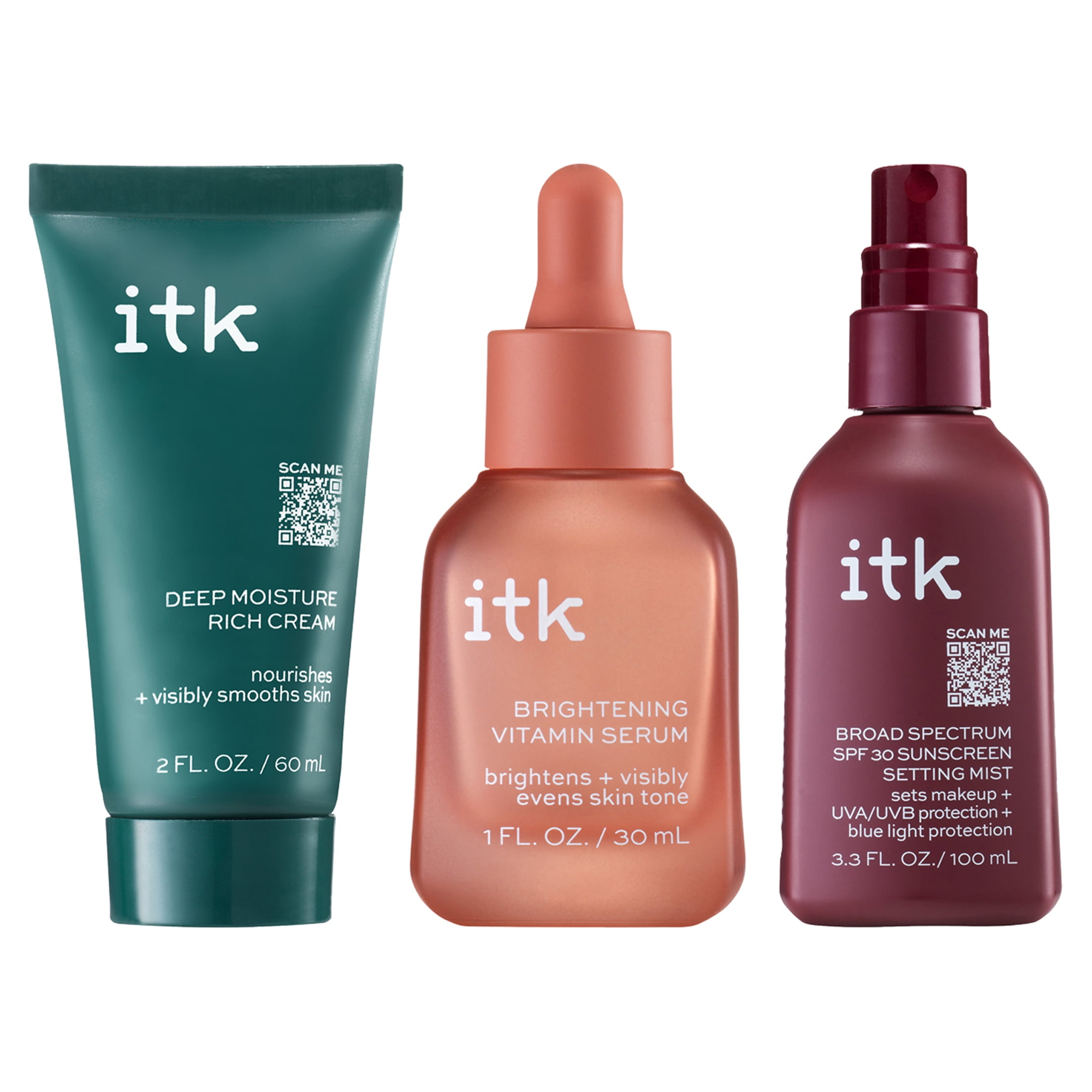 ITK Daily Vitamin C & Shea Butter Skin Care Routine Brightening