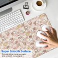 thumbnail image 4 of Long Mouse Pads for Desk,Beige Cow Dessert Pattern Desk Mats on Top Of Desks, Desk Mouse Pad Extra Large with 3mm Non-Slip Base and Stitched Edge for Gaming,Office,Work,Home 31.5"x15.7", 4 of 6