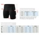 thumbnail image 4 of Shorts Deportivos para Hombre con Cintura Elástica, Tejido Transpirable y Secado Rápido, Ideal para Ciclismo, Carrera y Entrenamiento, Color Gris, Talla 2XL (01406#), 4 of 6