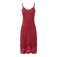 thumbnail image 5 of Ujnder Women's Nightgown Sleeveless Lace Trim Dress Sleepshirt L, 5 of 6