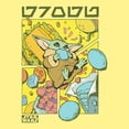 thumbnail image 2 of Mens Star Wars: The Mandalorian and Grogu Space Snacks Retro Comic T Shirt, 2 of 5