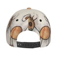 thumbnail image 6 of Fotbe Brown Cat Cartoon Baseball Cap, Brown Cat Cartoon Print Dad Hat,Outdoor Hat,Adjustable Sports Cap, Perfect For Activities, 6 of 9