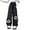 1-Black16, variant on Y2K Big Girls Star Cargo Pants Wide Leg Trendy Elastic Waist Streetwear Back To School Trousers