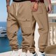 thumbnail image 1 of Ceisia Men's All-Season Solid Color Workwear Gift Sweatpants - Elastic Waistband Drawstring Pocket Oversized Comfort Pants, 1 of 9