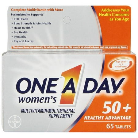 One A Day Women's 50+ Advantage Multivitamins, 65
