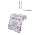 thumbnail image 3 of Linnome Fresh Flowers Printed Summer Quilt Washed Cotton Soft Breathable Machine Washable for Spring Fall 59x78.7in Multicolor#02, 3 of 6