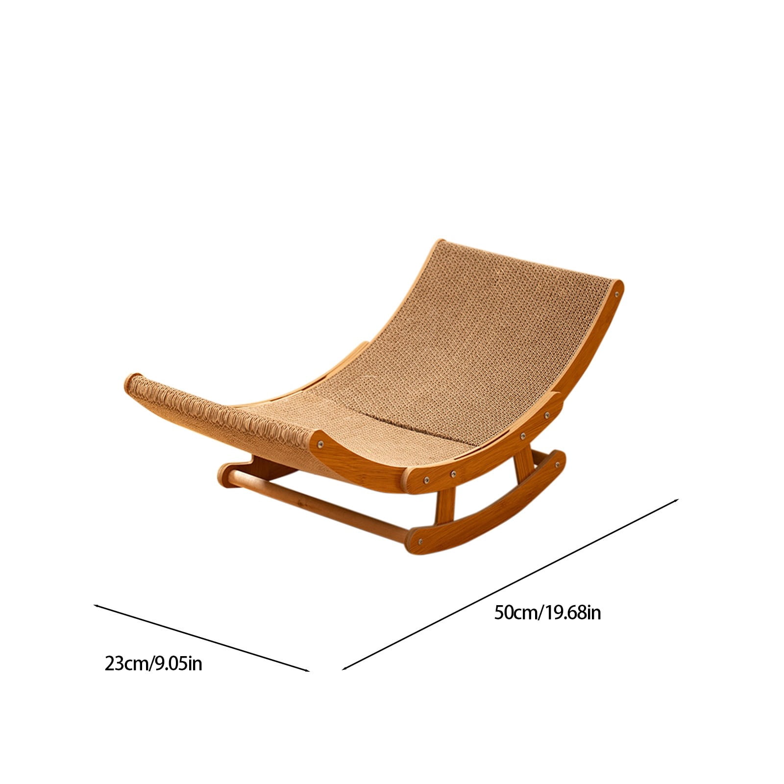 Qholemyo Corrugated Cardboard Cat Scratcher Shaking Bed Interactive Cat Toys Claw Grinding Pet Toys All Season Use