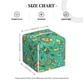 thumbnail image 3 of Uemuo Funny Animals in Jungle Tissue Box Cover Holder, Square with Bottom Belt - PVC Leather Decorative Organizer for Tabletop, Bathroom, Car, Office, 3 of 8
