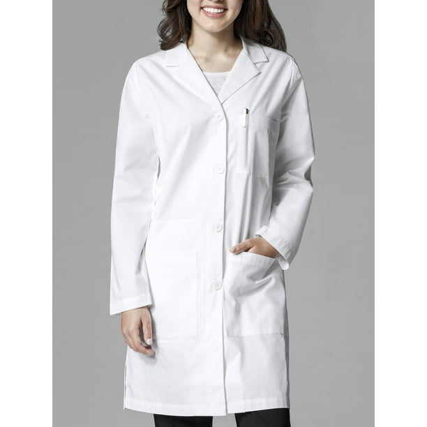WonderWink WonderLAB Basics Women's Long Lab Coat Lab Coat - Walmart ...