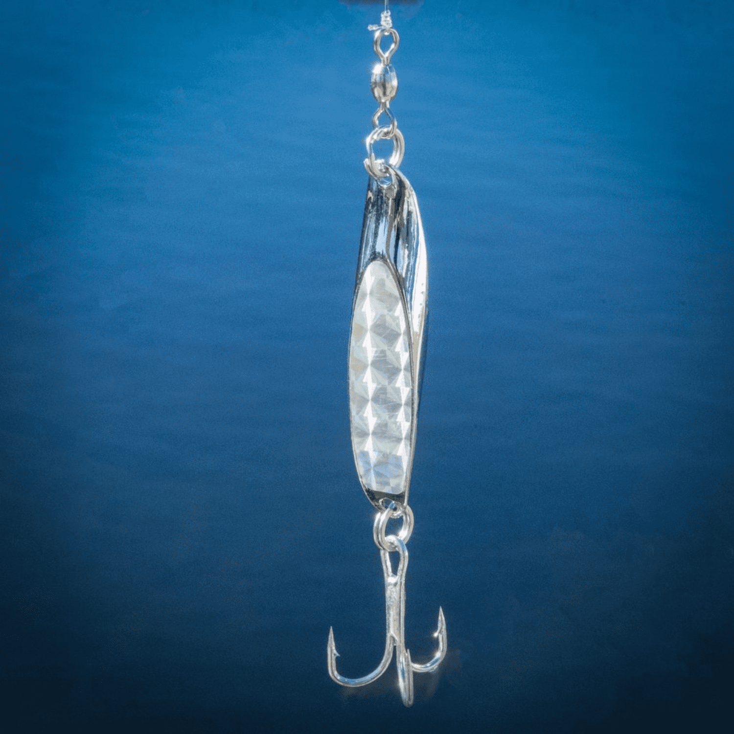 Tsunami Pro Shockwave Spoon Fishing Lure 2 oz Chrome and Silver