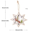 thumbnail image 1 of Christmas Ornaments Christmas Decorations, Wooden Christmas Hollowed Out Christmas Tree Pendants, Wooden Double Layer Pendants, Christmas Series Christmas Tree Ornaments, 1 of 2