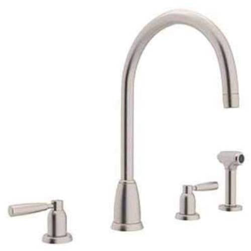 Rohl U4891 Perrin and Rowe Widespread Kitchen Faucet and Side Spray