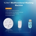 thumbnail image 2 of Cogfs Portable Washing Machine Mini Washing 3 in 1 Dishwashers,Travel Home USB, 2 of 7