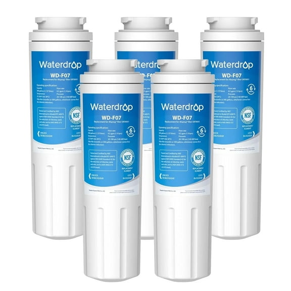 Waterdrop UKF8001 Refrigerator Water Filter 4, Replacement for Whirlpool® EDR4RXD1, EveryDrop® Filter 4, Maytag® UKF8001AXX-750, UKF8001AXX-200, 46-9006, Puriclean II, WD-F07,Package may vary