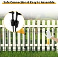 thumbnail image 3 of Decorative Garden Fence, 25-Pack No Dig Animal Barrier Border Fencing, 3 of 7