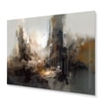 thumbnail image 2 of Designart "Delicate Brushstroke Abstract IV" Abstract Metal Wall Art, 2 of 5