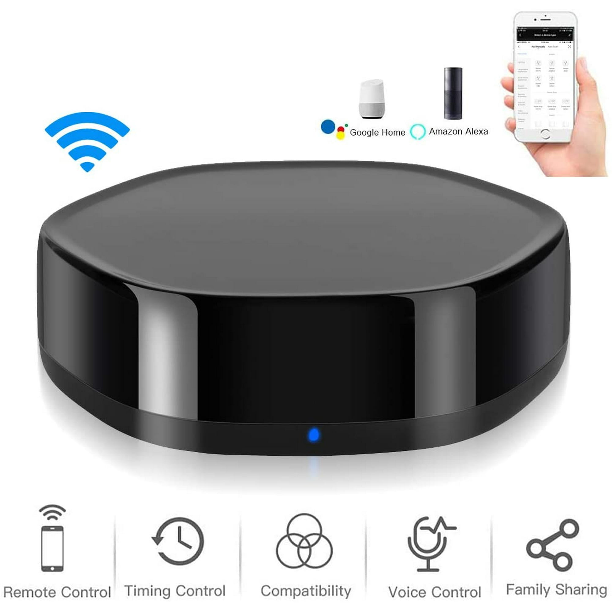 velordnet Optimisme Endelig Smart IR Remote Controller All in One WiFi IR Blaster Controller Smart Universal Infrared Remote Control Repeater Hub for AC,TV, DVD,STB Compatible with Alexa | Walmart Canada velordnet Optimisme Endelig Smart IR Remote Controller All in One WiFi IR Blaster Controller Smart Universal Infrared Remote Control Repeater Hub for AC,TV, DVD,STB Compatible with Alexa | Walmart Canada