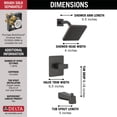 thumbnail image 4 of Delta Modern Monitor 14 Series Tub & Shower Trim - T14467-BL-PP in Matte Black, 4 of 5